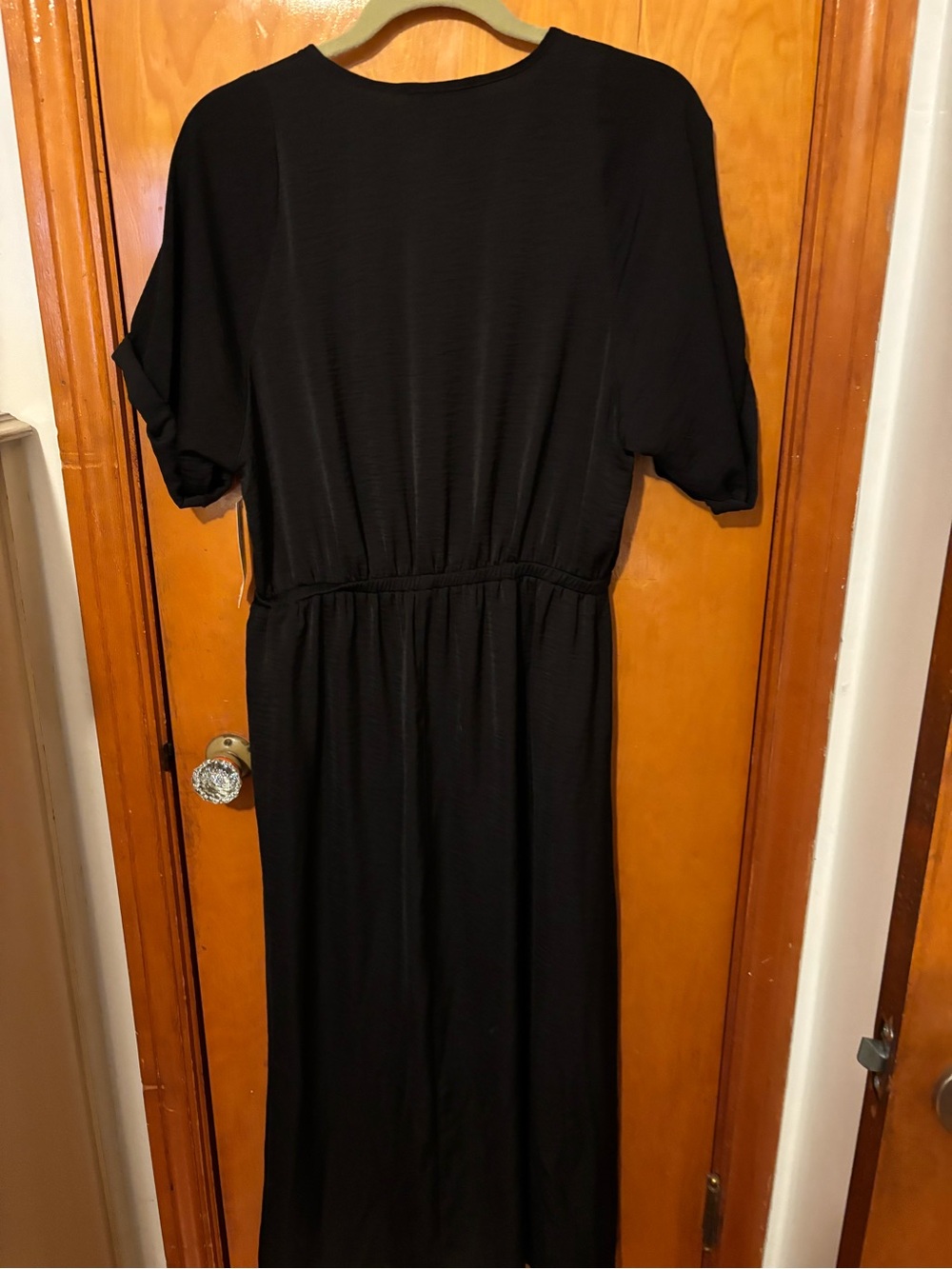 Karen Kane Black Maxi Dress with Elastic Waist